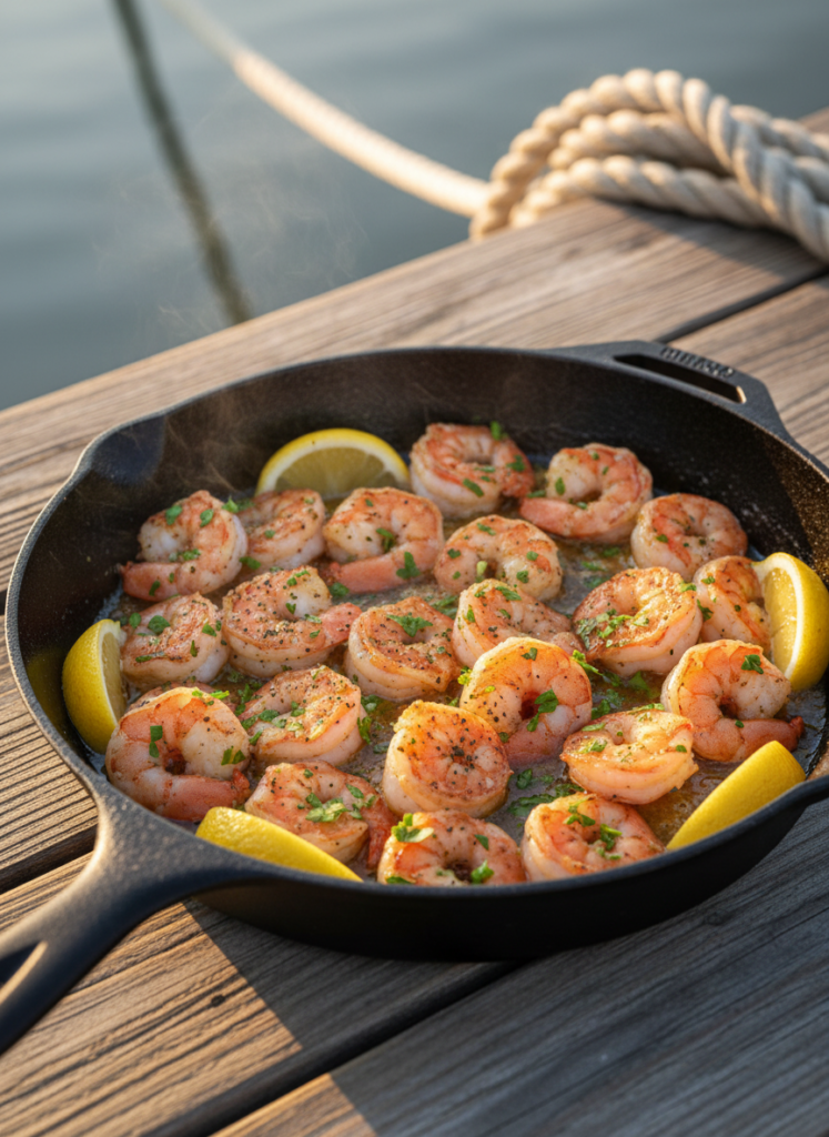 Old Bay Garlic Butter Shrimp