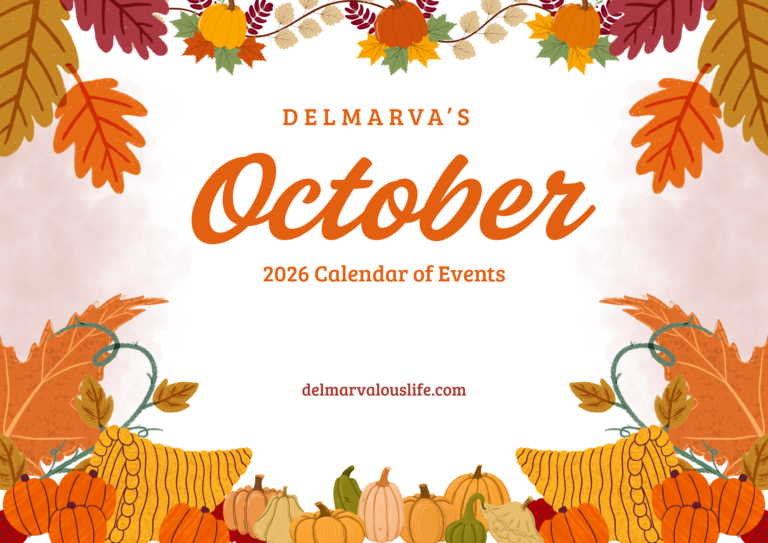 October Calendar of Events Across Delmarva